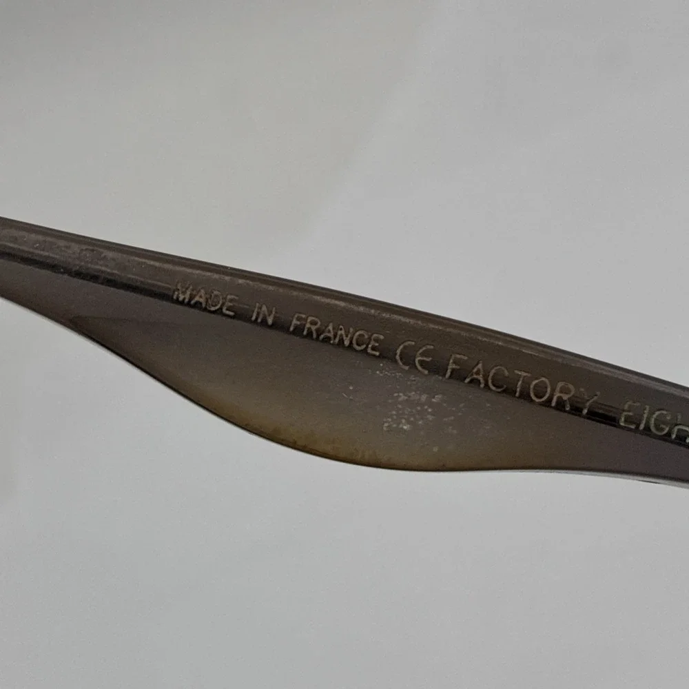 Anne et Valentin Eyeglasses, Frames Only, Factory 8 0924 Grey, Plastic, France